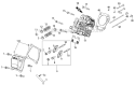 Cylinder Head Diagram and Parts List for 31AS62EE700 2011 Yard Machines Snow Blower